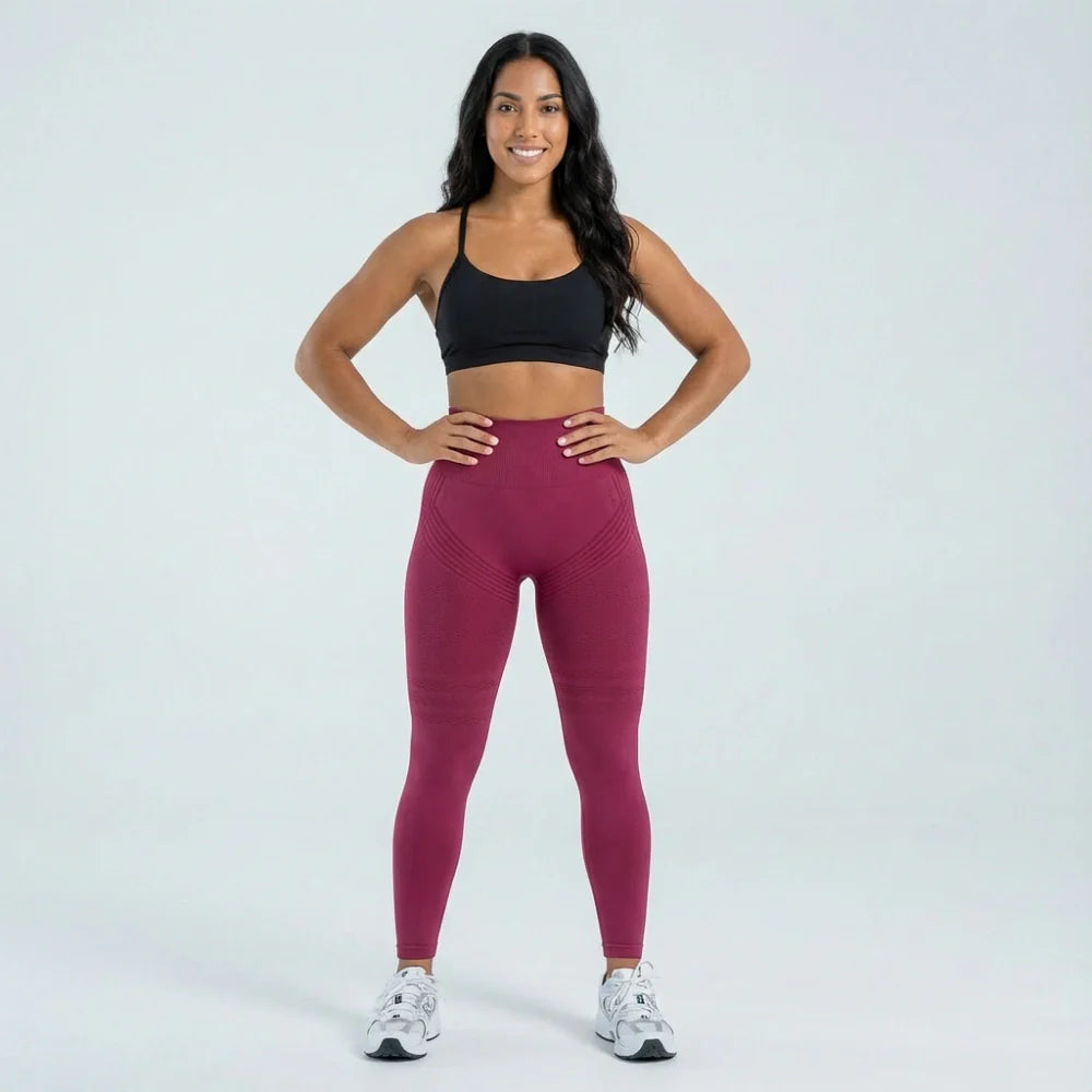 Cellumove 3D Leggings - Burgundy