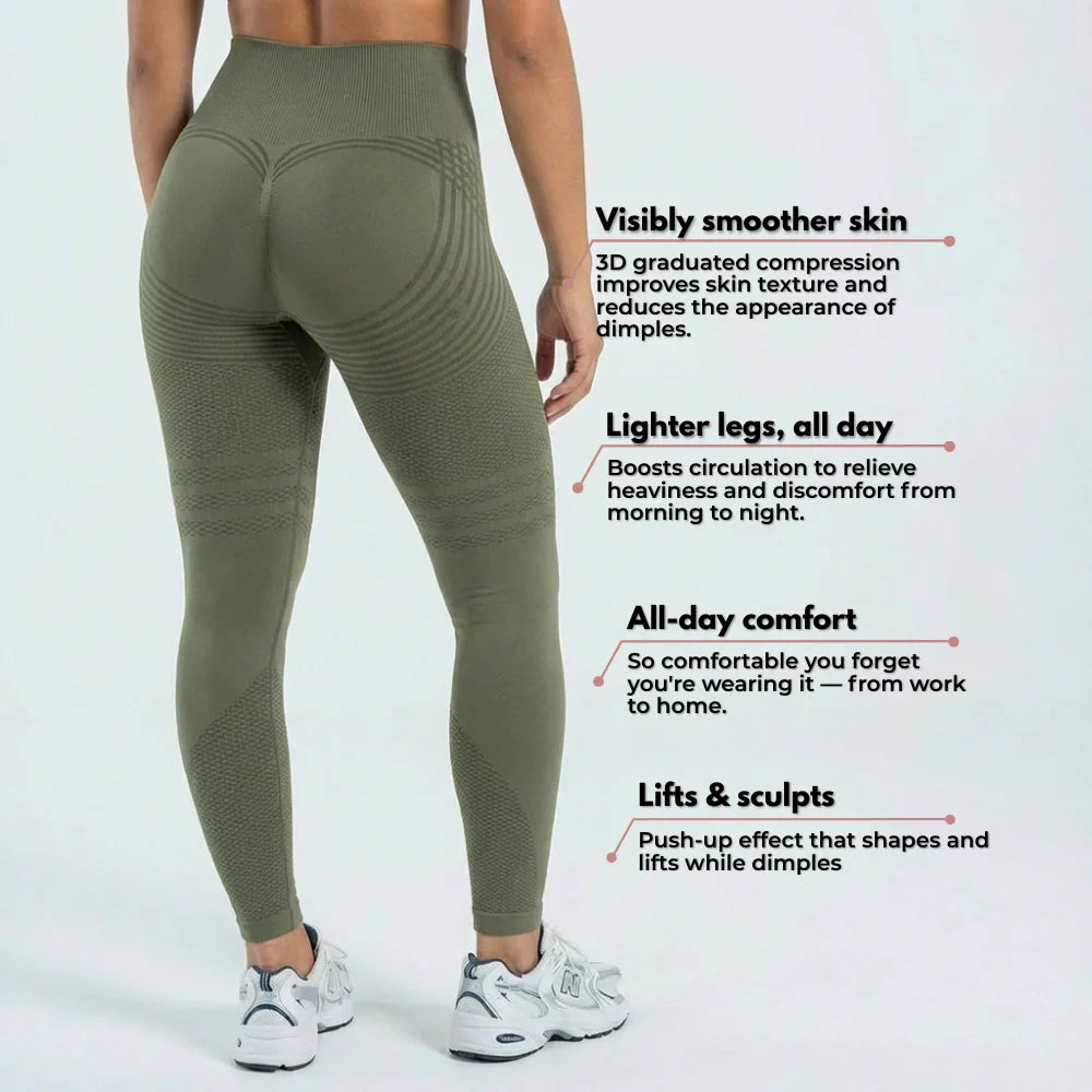 Cellumove 3D Leggings - Army Green